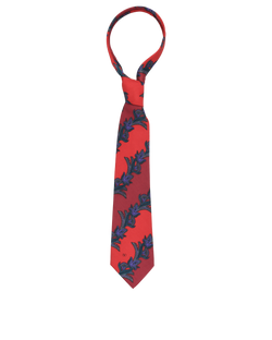 Valentino Paisley Tie, Silk, Red, 2*